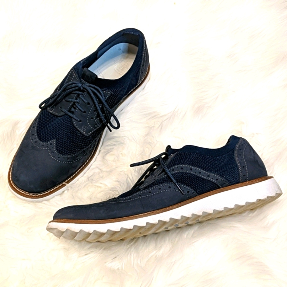 Dockers navy blue suede Oxford shoes size 13